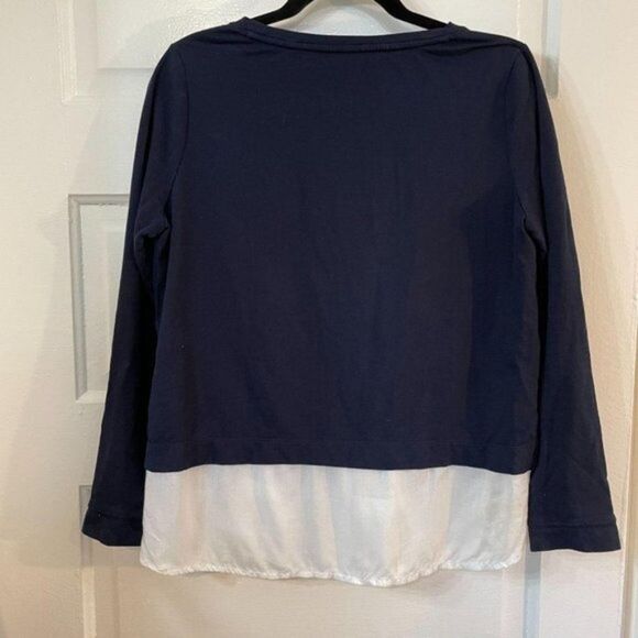 Crown & Ivy blue w/orange elephant, size PM - Picture 4 of 6